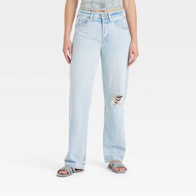 Women's Mid-Rise 90's Baggy Jeans - Universal Thread™ | Target