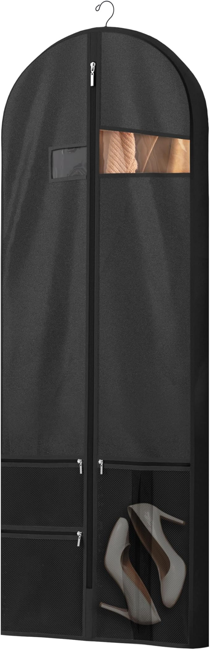 60 inch Garment Bags for Closet Storage and Travel with Zipper Pocket, Heavy Duty Waterproof Hang... | Amazon (US)