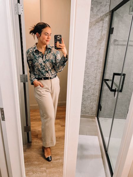 Workwear style, spring style 🌷

Top is from VICI but already sold out 🥲

#LTKstyletip #LTKshoecrush #LTKworkwear