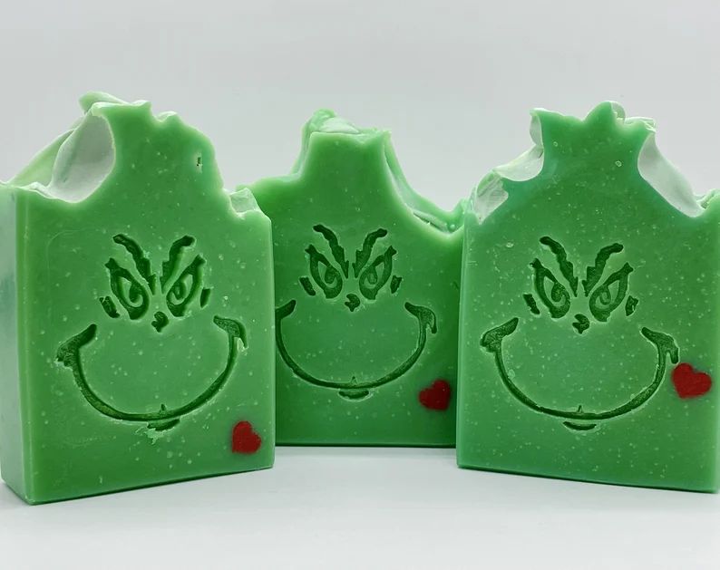 Mr. Grinch Handmade Soap  Holiday Favorites  Fun and Festive | Etsy | Etsy (US)
