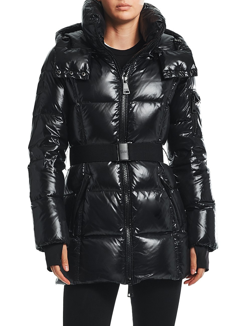 Soho Belted Down Mid-Length Puffer Jacket | Saks Fifth Avenue