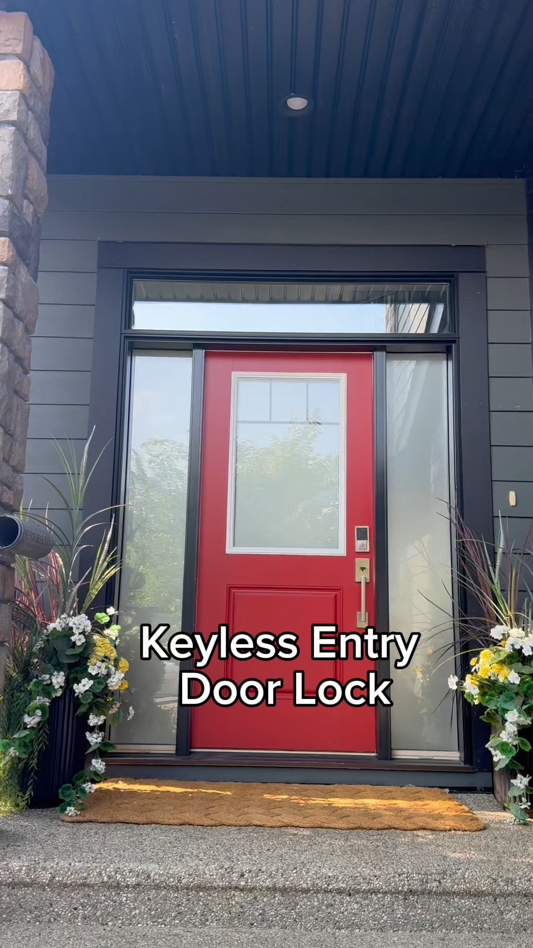 We recently updated our front door with a keyless entry smart code electronic deadbolt from @wayfaircanada … plus a new handle, too! Love hoe easy it is for us and the kids to use. Game changer. 

#wayfaircapartner #wayfaircanada #wayfaircahome 

#LTKHome #LTKSeasonal #LTKSaleAlert