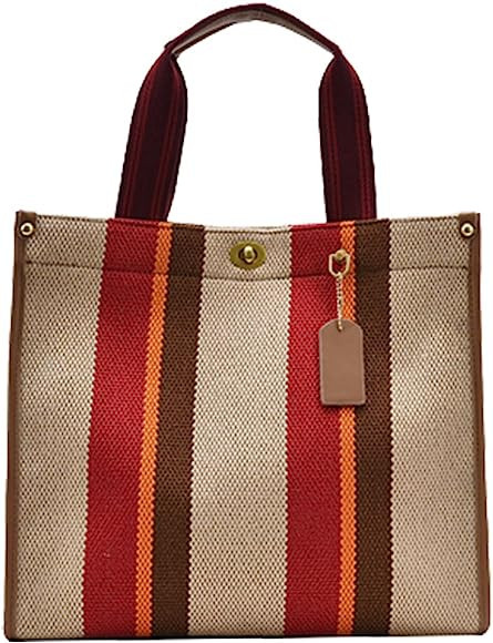 Tote Bag Women Small Satchel Bag Stylish Mini Tote Handbag Canvas Hobo Bag Fashion Crossbody Bag ... | Amazon (US)