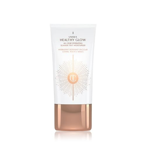 Amazon.com: Charlotte Tilbury Unisex Healthy Glow Skin Tint - Hydrating Tinted Moisturizer Enrich... | Amazon (US)