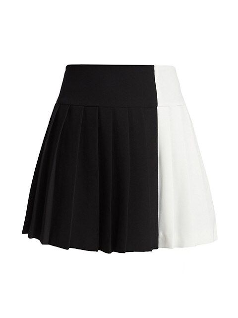 Wilcox Combo Pleated Skirt | Saks Fifth Avenue