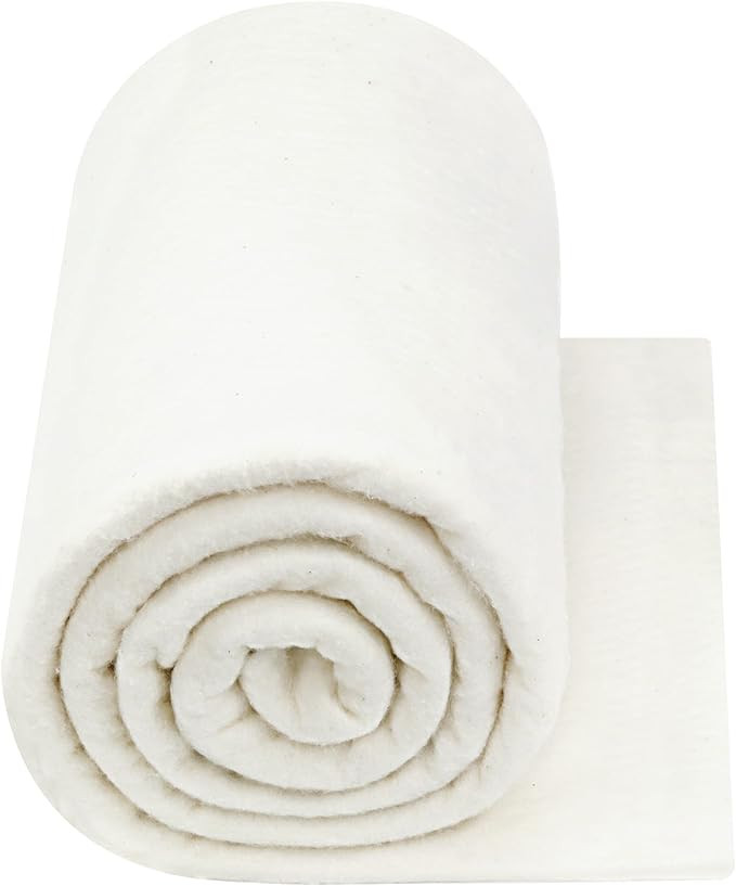 PLANTIONAL Natural Cotton Batting for Quilts: 59-Inch x 79-Inch Light Weight Purely Natural All S... | Amazon (US)