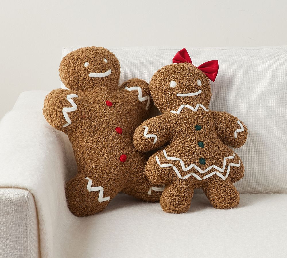 Mr. Spice Gingerbread Pillow | Pottery Barn (US)