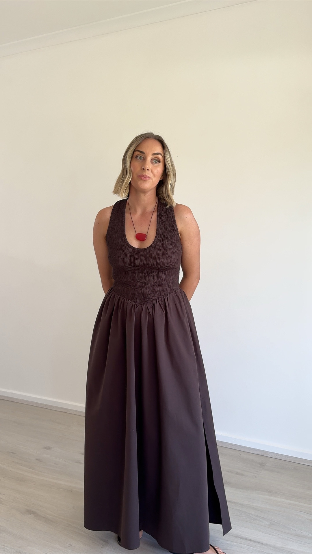 Wearing -
Necklace from Heaven Mayhem
Dress by Dissh (wearing a size 4)
Sandals by Billini 

#LTKspring #LTKaustralia #LTKstyletip