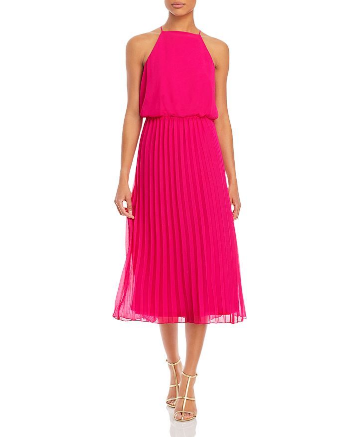 Blouson Pleated Skirt Midi Dress - 100% Exclusive | Bloomingdale's (US)