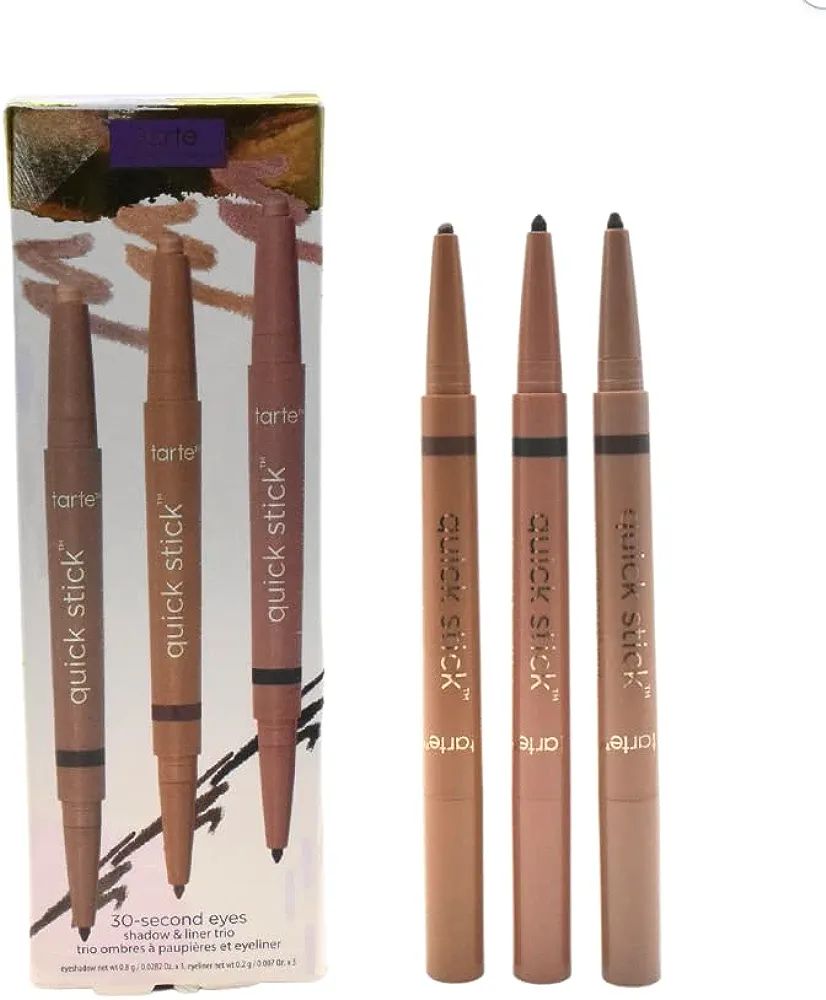 Tarte 30 second Eyes Shadow & Liner Trio:: Quickstick Waterproof Shadow & Liner in Mauve Luster a... | Amazon (US)