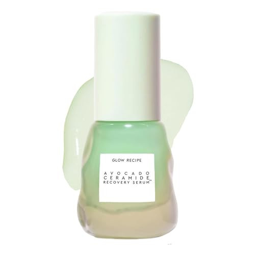 Glow Recipe Avocado Ceramide Serum - Soothing, Hydrating Face Serum for Women & Men, Redness Relief & Skin Barrier Repair - Lightweight, Milky Korean Skincare for Dry, Sensitive Skin (30 ml) | Amazon (US)
