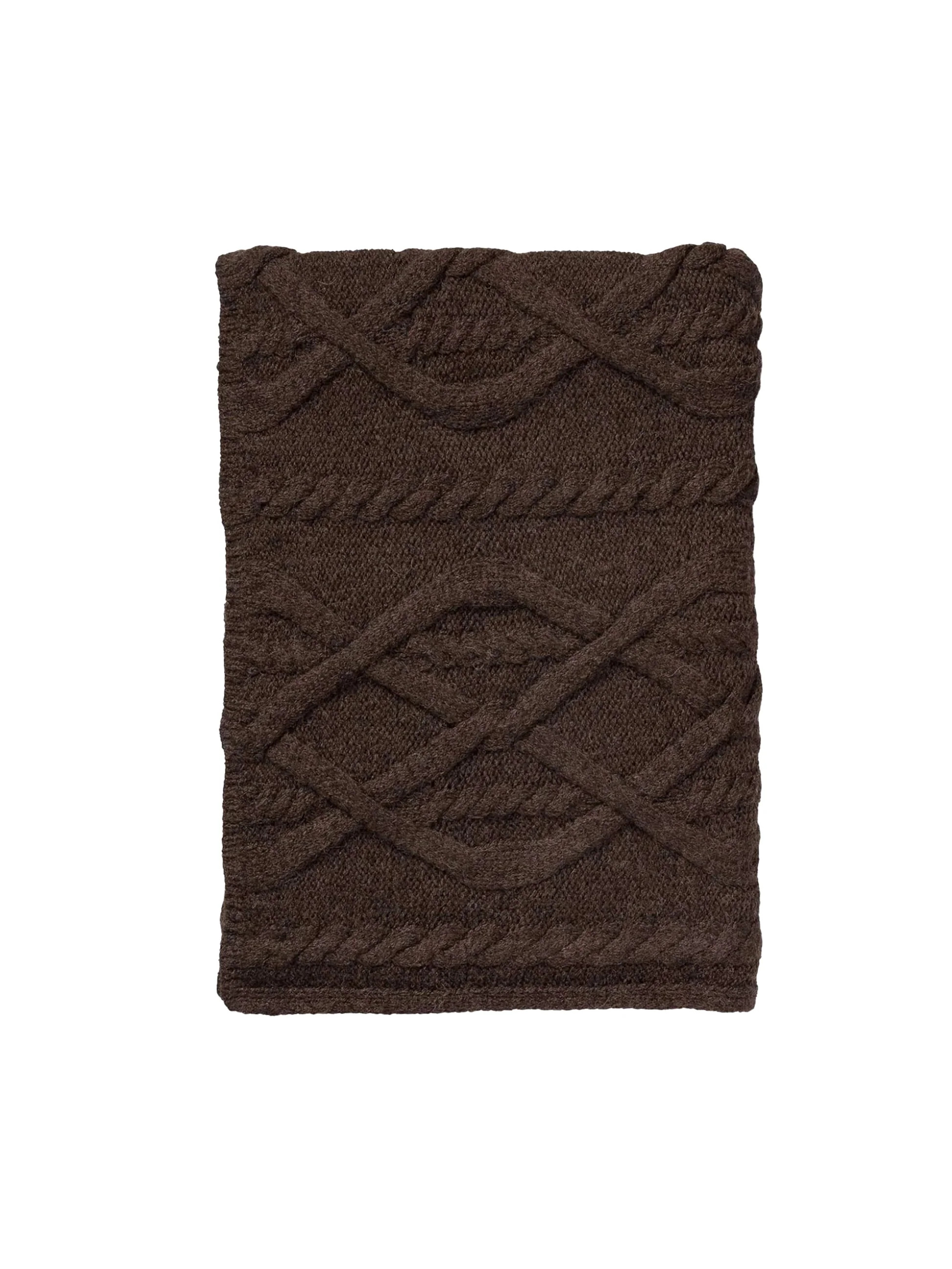 Alicia Adams Alpaca Buckley Throw Chocolate | Weston Table