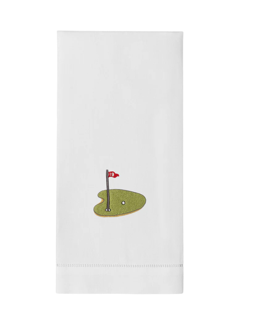 Golf Tee Hand Towel | Over The Moon