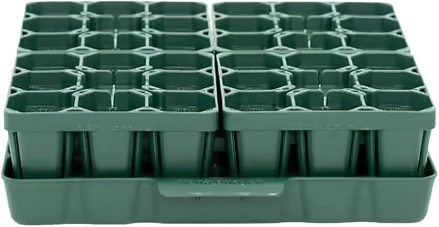 Vego garden Seedling Suite Products, 4 Pack Standard Seedling Trays with 10" x 10" Bottom Waterin... | Amazon (US)