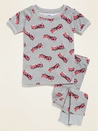 Unisex Fire Engine Pajama Set for Toddler & Baby | Old Navy (US)