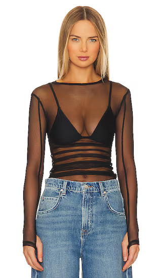 x Intimately FP Last Layer Long Sleeve Top In Black | Revolve Clothing (Global)