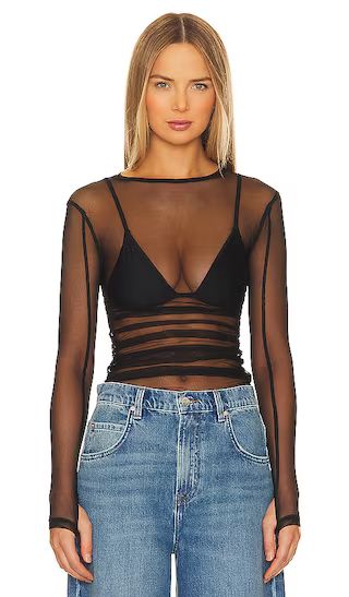 x Intimately FP Last Layer Long Sleeve Top In Black | Revolve Clothing (Global)