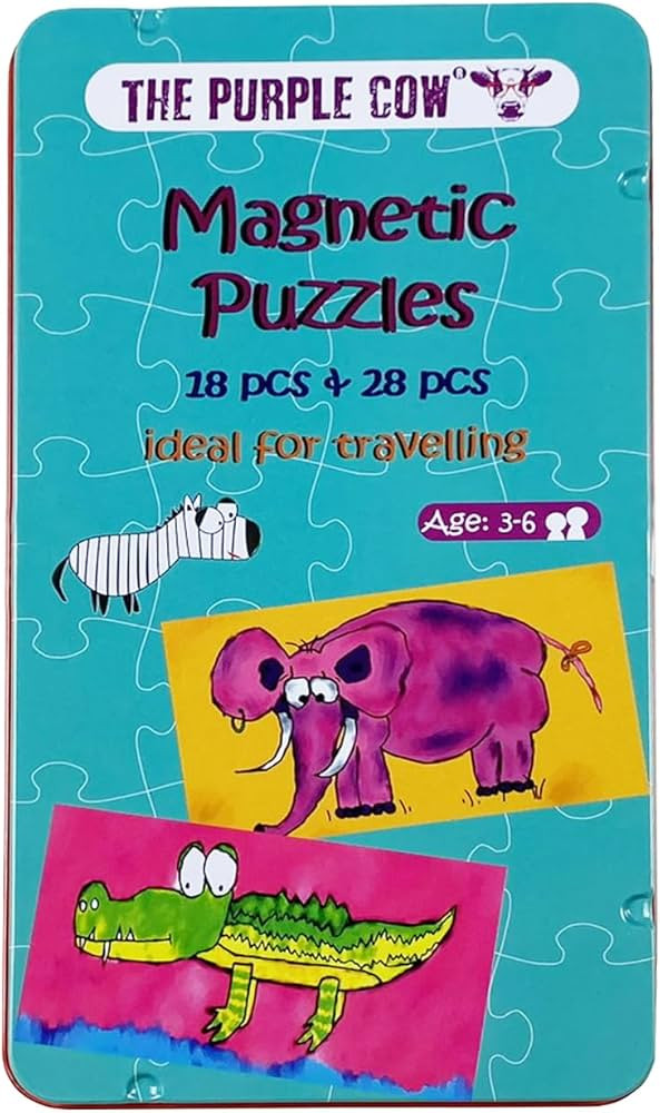 The Purple Cow Magnetic Game Box for Kids & Adults - Magnetic Puzzle Box -Improve Fine Motor Skil... | Amazon (US)
