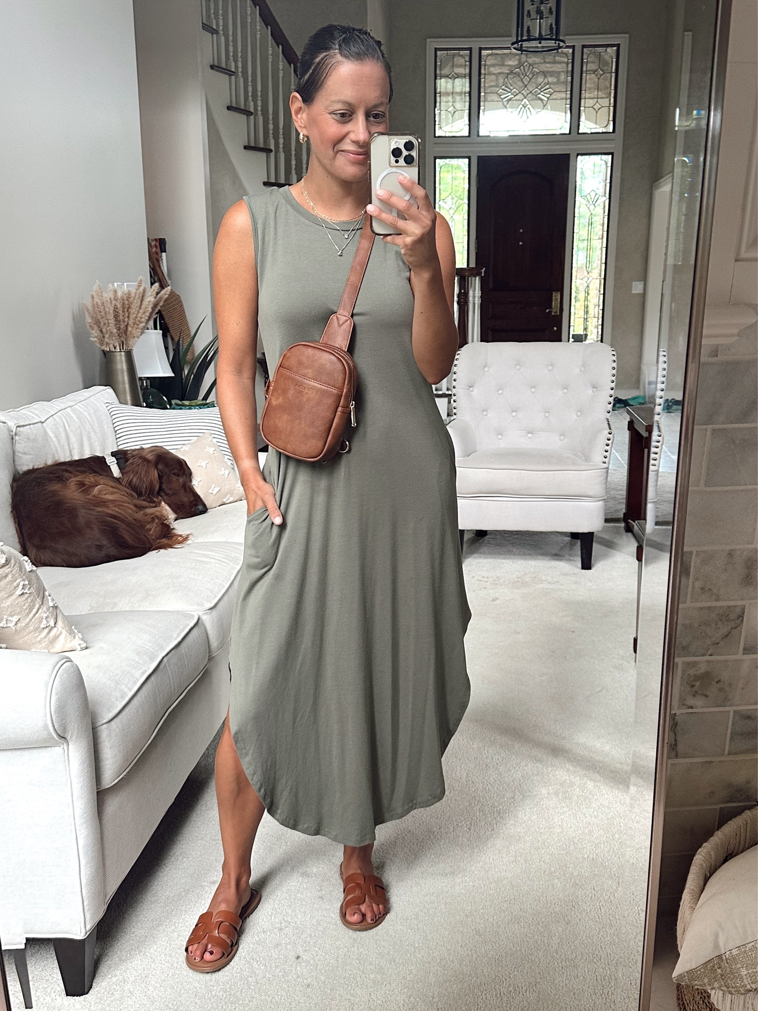 Casual summer to fall outfit.  Amazon maxi dress runs true to size and perfect for petites too! Comes in sleeveless version and a short sleeve version. Tons of color options! I’m wearing a small and I am 5’4”.

#LTKFindsUnder50 #LTKStyleTip #LTKOver40