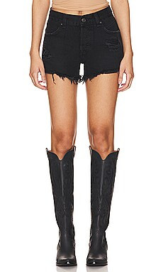 Free People x We The Free Now Or Never Denim Short in Zodiac from Revolve.com | Revolve Clothing (Global)