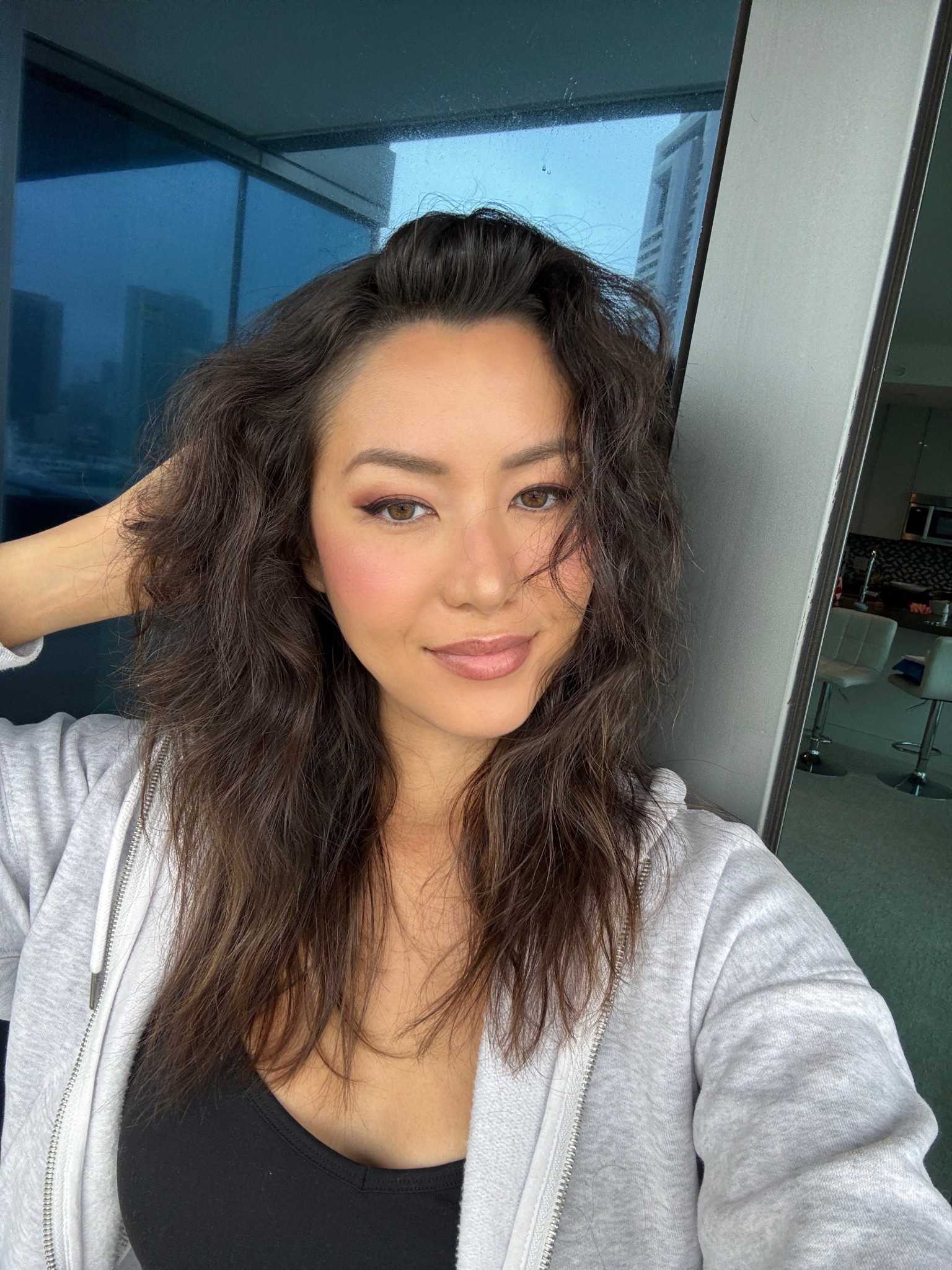 Tried air drying my hair with a new  curl crème I found and so may more waves came out 😍 wavy hair 

#LTKBeauty #LTKootd