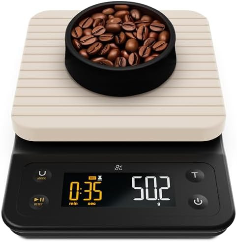 Greater Goods Digital Coffee Scale with Timer – Accurate 0.1g Precision, Multi-Color Display, W... | Amazon (US)