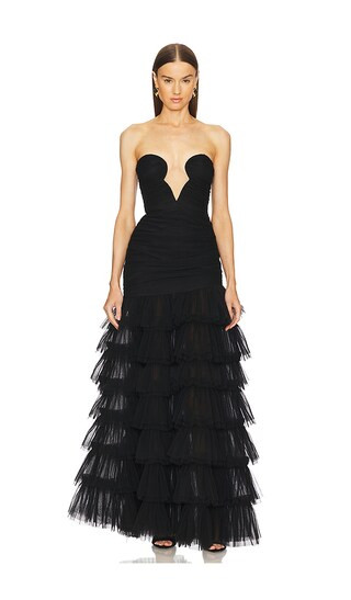 x REVOLVE Elizabeth Gown in Black | Revolve Clothing (Global)