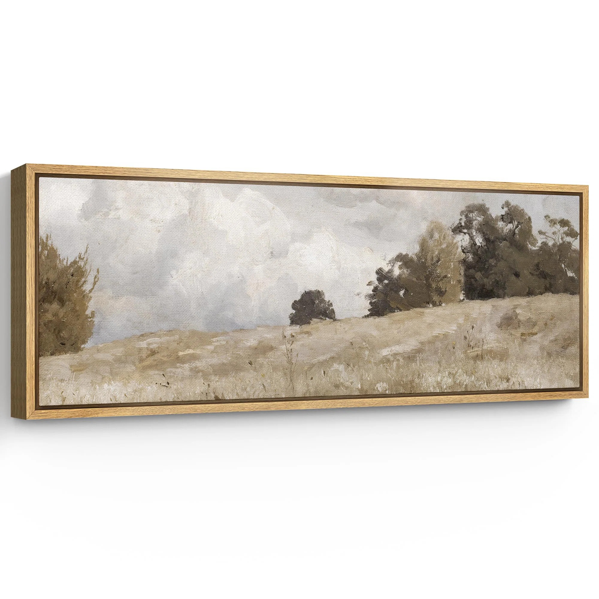 Rustic Countryside " Rustic Countryside Clouds Natural Landscape Classic Art Relax Calm Warm Extr... | Wayfair North America