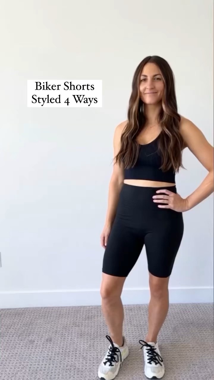 These are the best biker shorts EVER!!! Comes in a 3 pack for $18.99! They are buttery soft and don’t ride up!! 