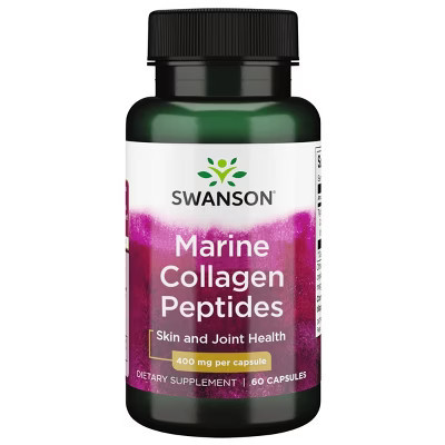 Swanson Hydrolyzed Fish Collagen Type I 400 mg 60 Capsules | Target