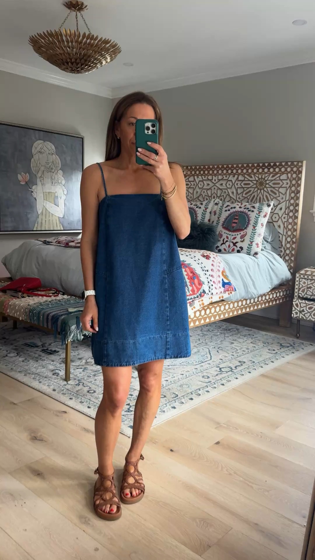 Use code Chic20 on your order over $100 at Anthropologie! Loving this denim shift dress that can be styled so many ways!

#LTKSaleAlert #LTKOver40