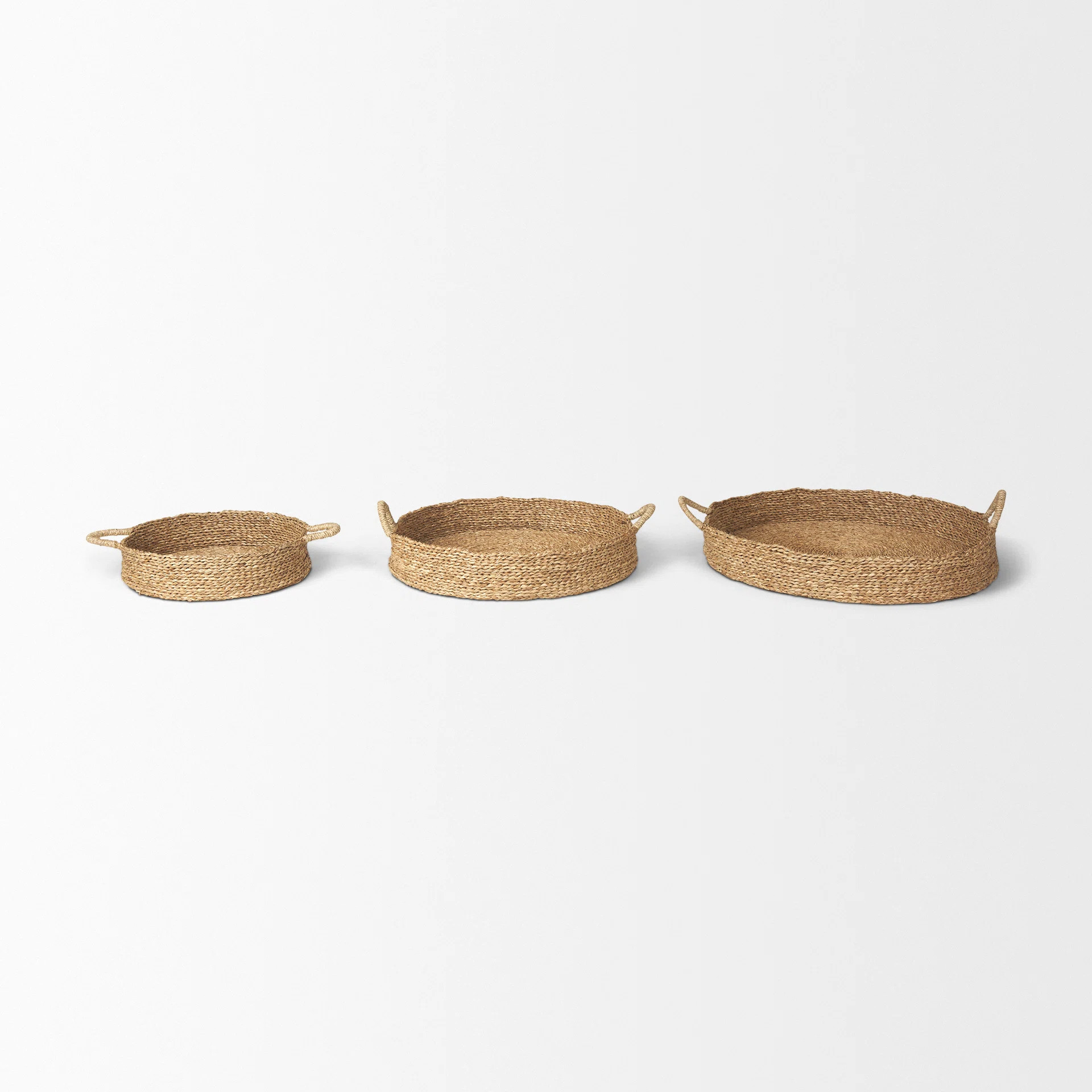 Bourbon Natural Fibers Tray - Set of 3 | Wayfair North America