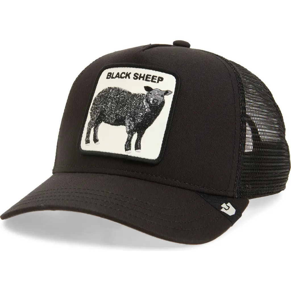 Goorin Bros. The Black Sheep Patch Trucker Hat in Void at Nordstrom | Nordstrom