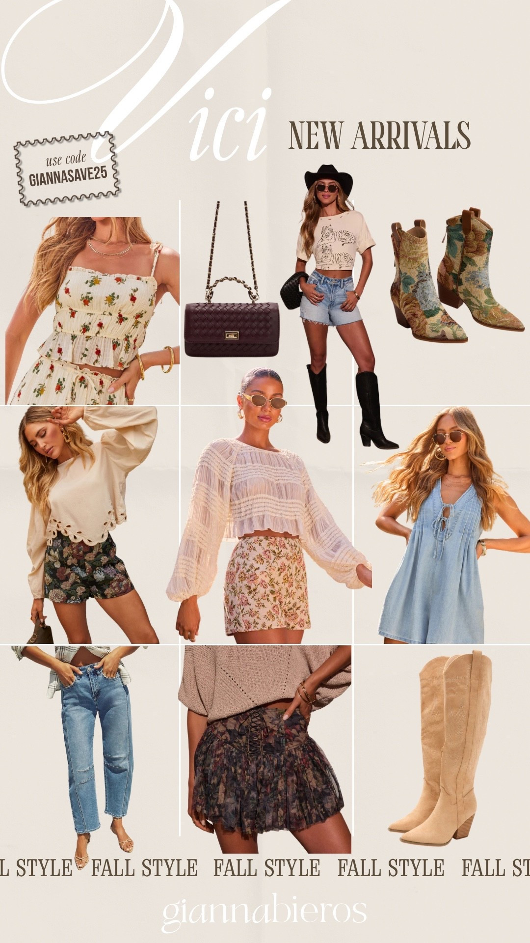NEW ARRIVALS AT VICI!!!
 Code GIANNASAVE25

New arrivals, fall clothes, fall wardrobe, easy outfits, comfy outfits, fall basics, matching sets, boutique, fun prints, graphics, floral prints, fall prints, midsize, plus-size, denim, fall boots, cowboy boots, accessories, shorts, skirts.

#LTKSaleAlert #LTKFindsUnder50 #LTKMidsize