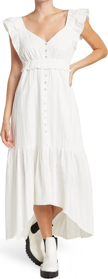 BETSEY JOHNSON Novelty Textured Ruffle Knit Dress | Nordstromrack | Nordstrom Rack