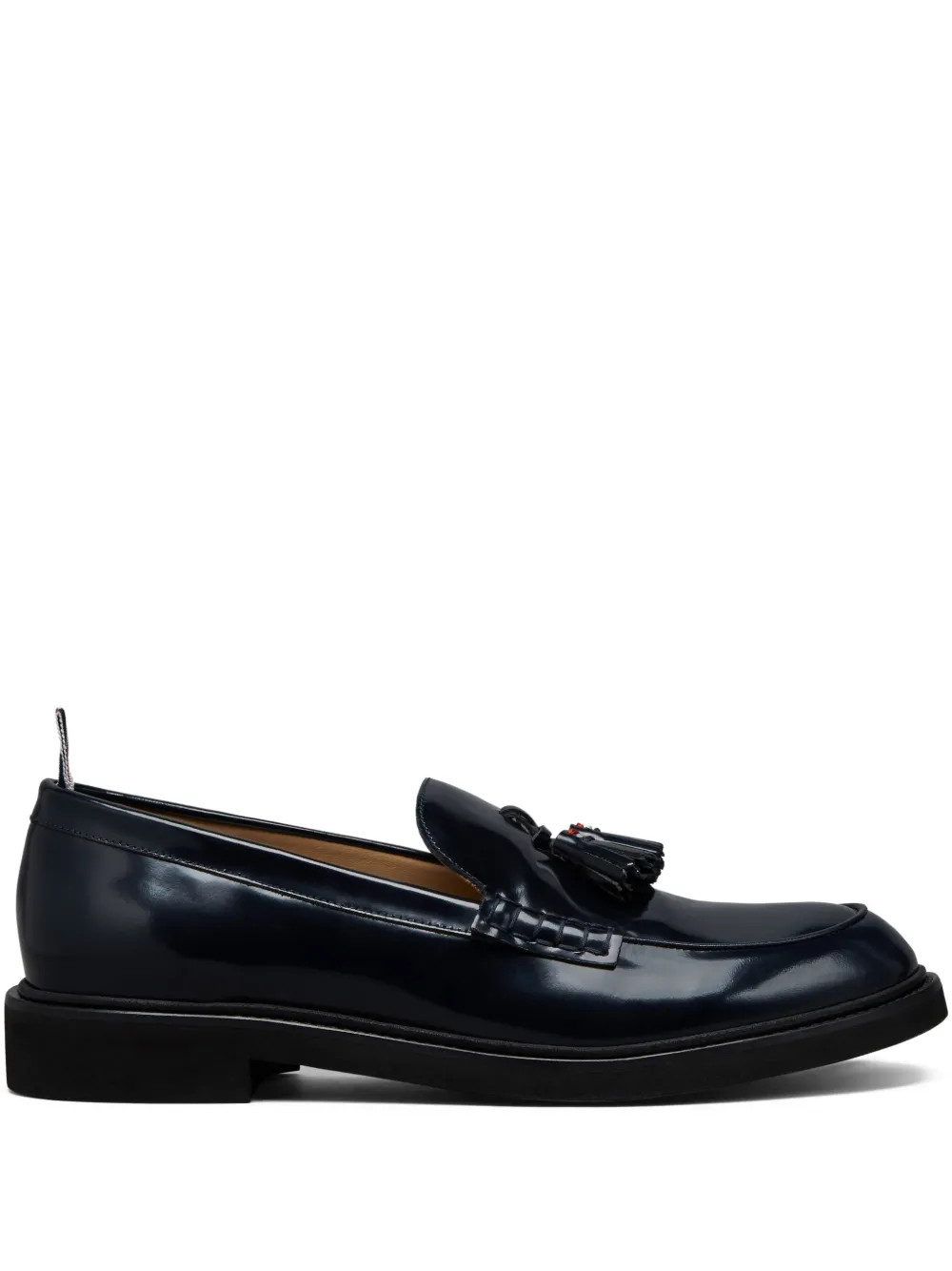 Thom Browne Leather Loafers | Blue | FARFETCH | Farfetch Global