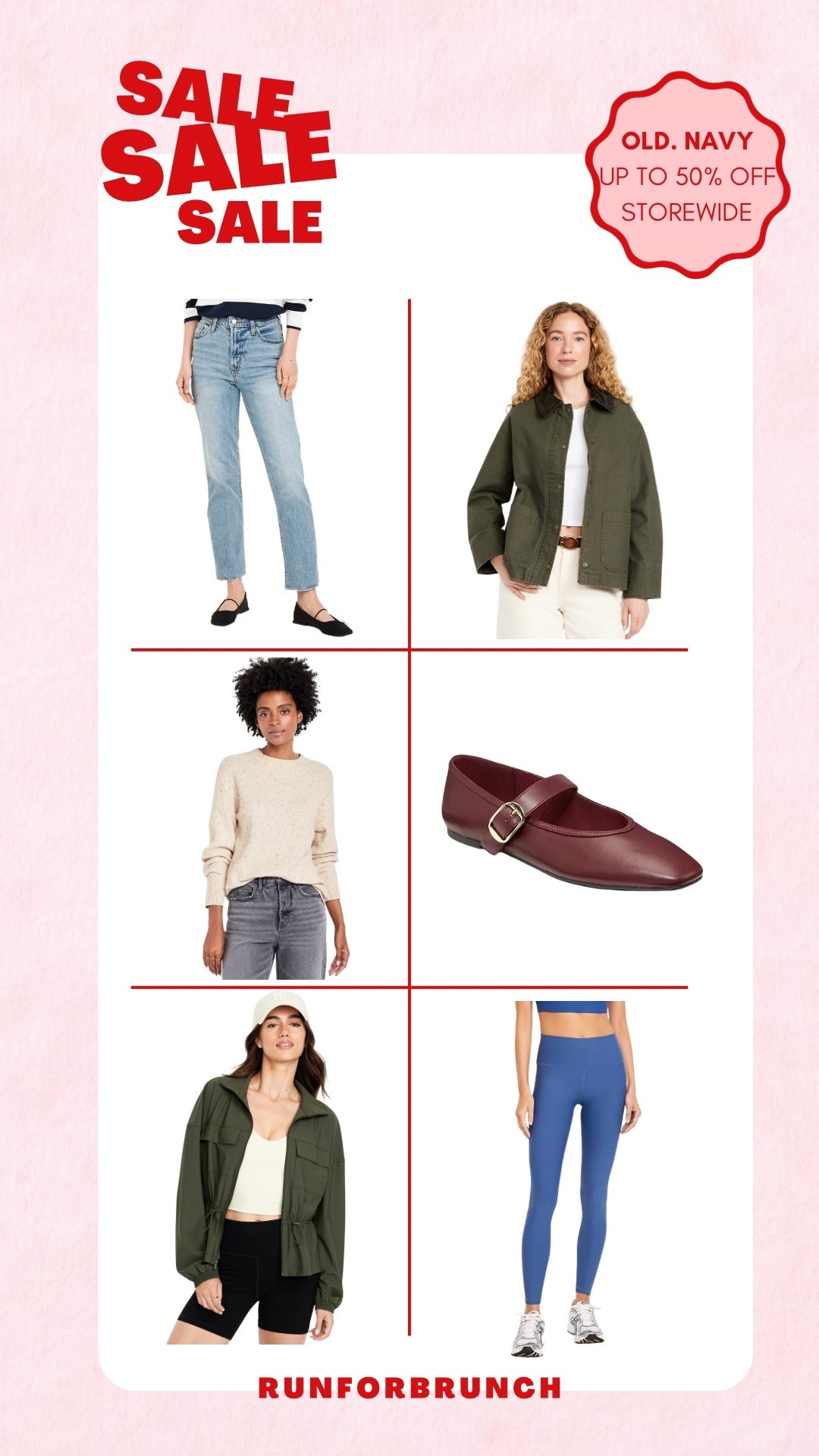 Old Navy Labor Day weekend sale - up to 50% off site wide - lots of good activewear, workwear, sweaters for fall, every day jeans and leggings.  

#LTKFindsUnder50 #LTKSeasonal #LTKSaleAlert
