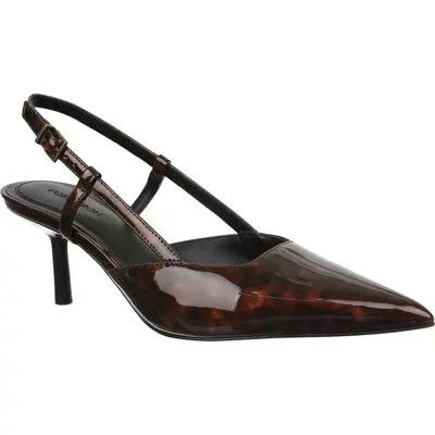 Nordstrom Lana Pointed Toe Slingback Pump in Brown Tortoise at Nordstrom, Size 11 | Nordstrom