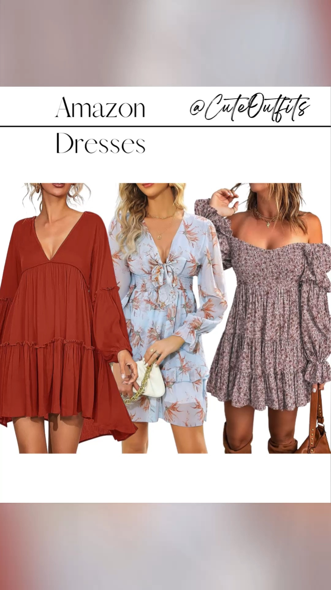 Amazon dresses

#LTKTravel #LTKOver40 #LTKWedding