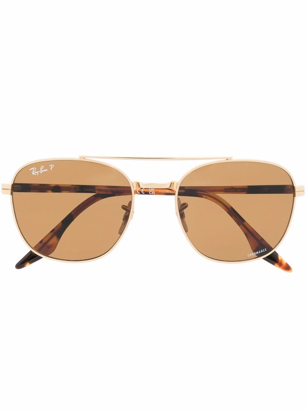 Ray-Ban Tortoise aviator-frame Sunglasses - Farfetch | Farfetch Global
