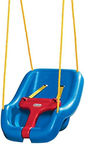 Little Tikes 2-in-1 Snug 'n Secure Blue Swing With Adjustable Strap, Indoor and Outdoor Playing Time | Amazon (US)