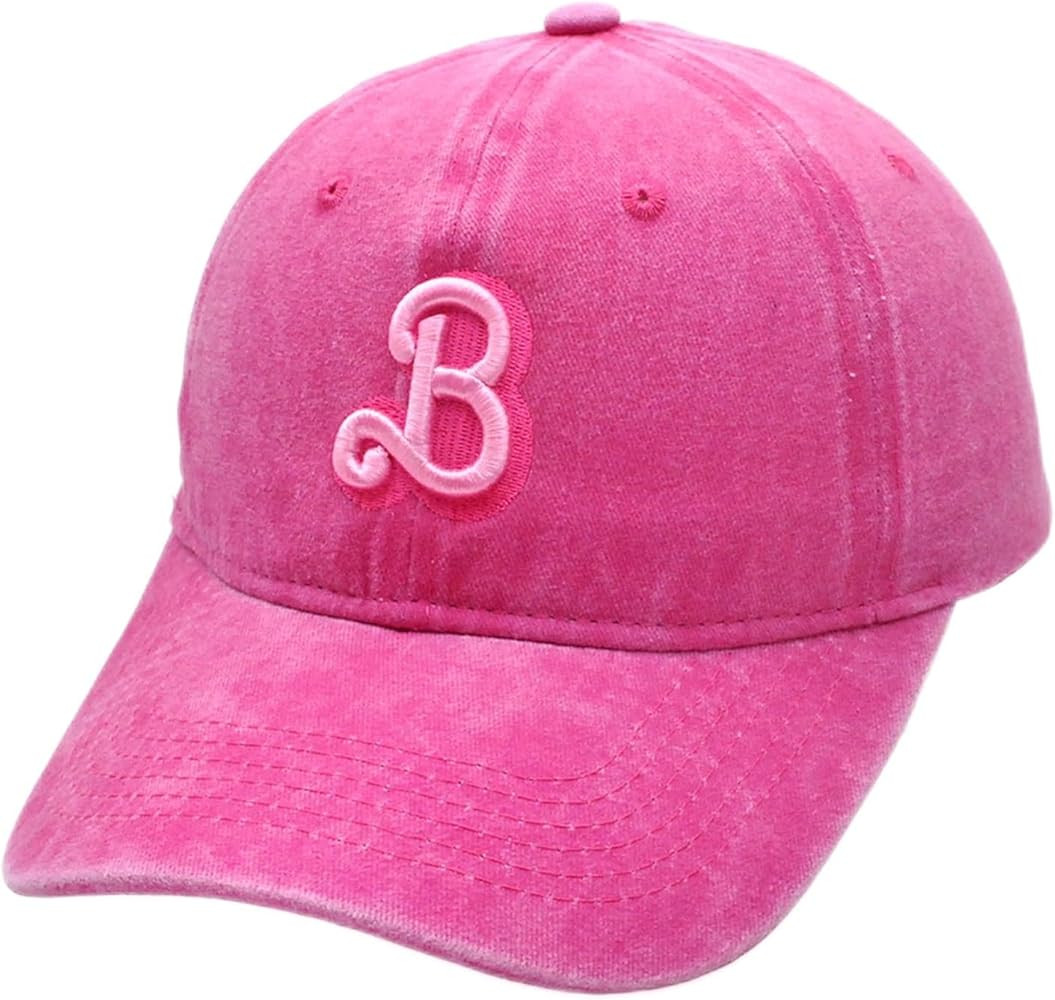 Movie Pink Trucker Hat Mesh Back Trucker Hat Outfit Accessory for Women and Adults Funny Pretty i... | Amazon (US)