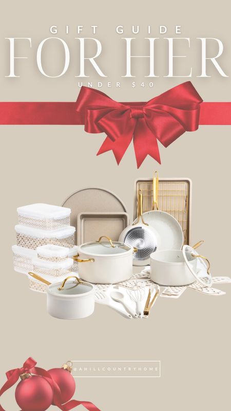 Holiday deal- Love this cooking set! 

Follow me @ahillcountryhome for daily shopping tríos and styling tips

Cooking set, gift guide, gift for her, white and gold kitchen

#LTKGiftGuide #LTKunder100 #LTKHoliday