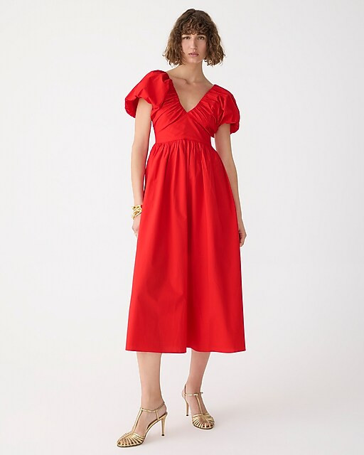 Cecily dress in cotton poplin | J. Crew US