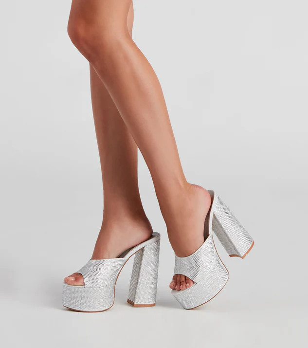 Go-Go Girl Rhine Platform Mules | Windsor Stores