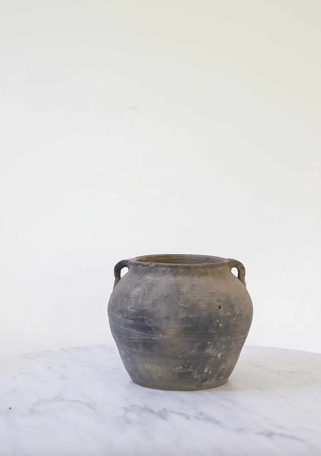 Vintage Black Weathered Pot | Etsy (US)