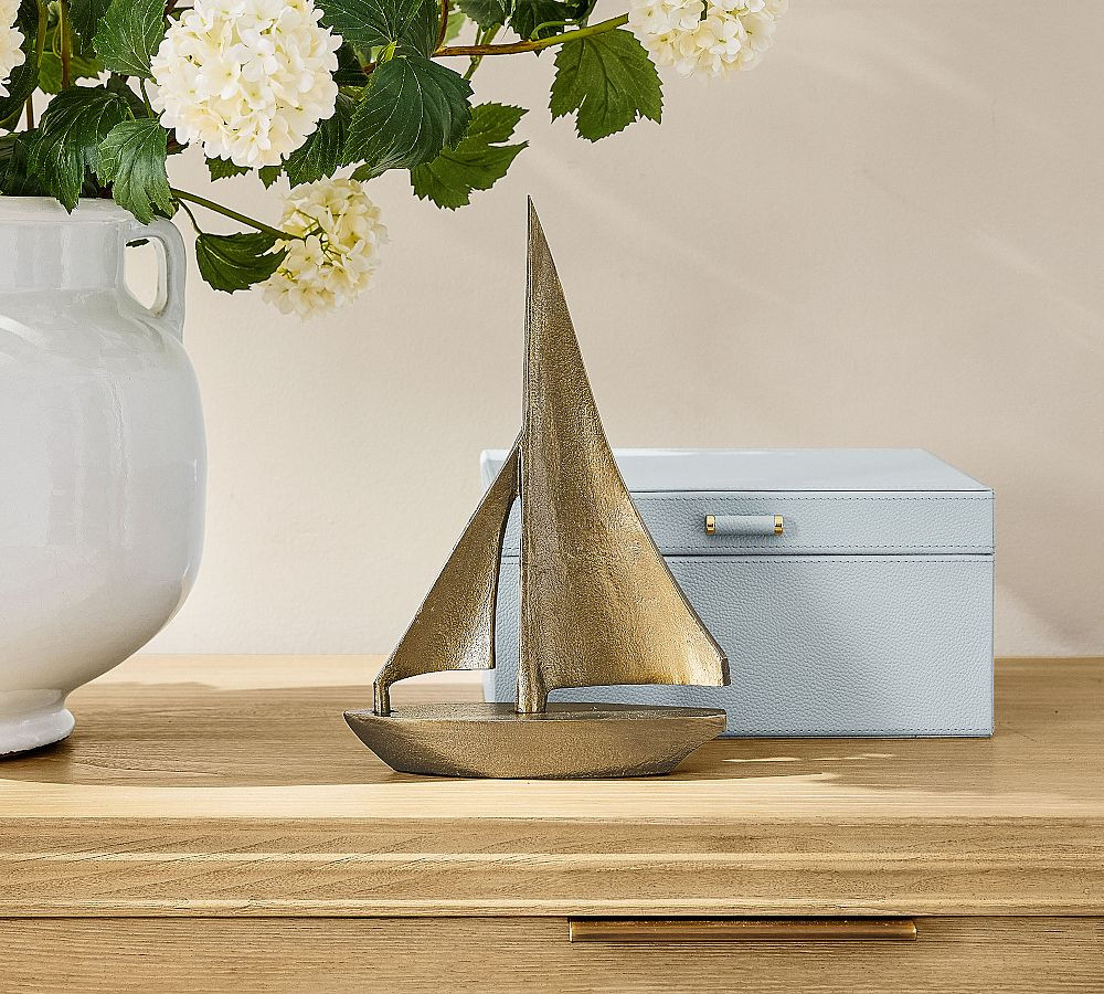 Brass Sailboat Object | Pottery Barn (US)