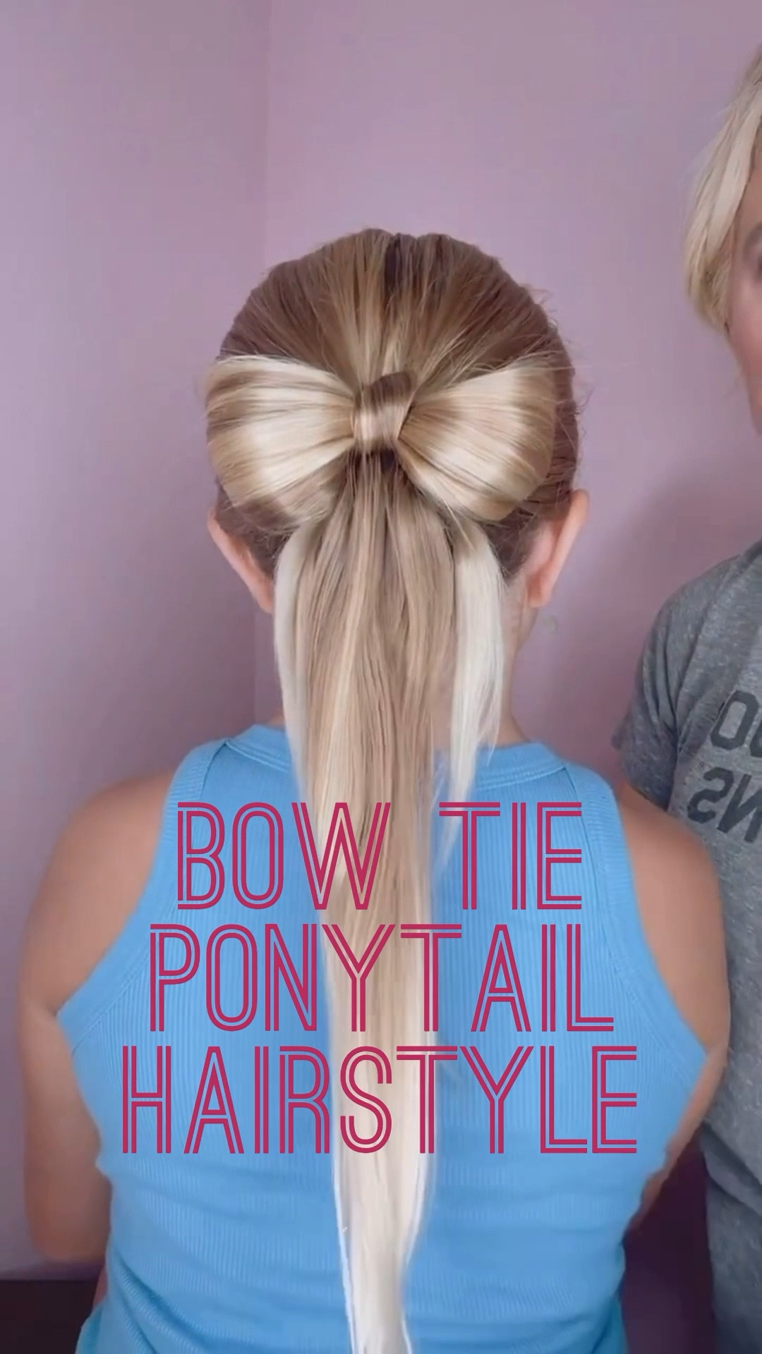BOW TIE PONYTAIL 🩷 This is a the cutest bow tie ponytail! Love this one for School or best occasion. I’m sharing my favorite topsy tail hair tool with you, too! Make sure you save and follow up for daily hairstyles. ￼

#LTKBeauty