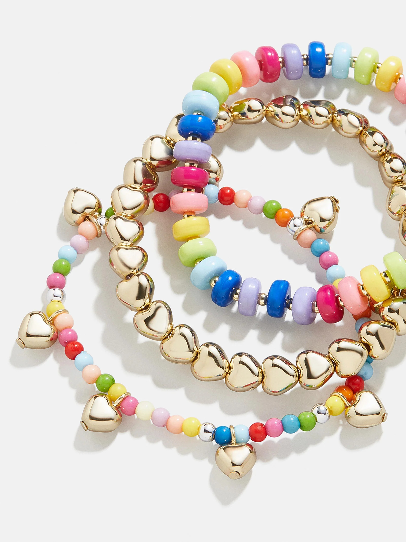 Beads Please Kids' Bracelet Set - Kids' Hearts | BaubleBar