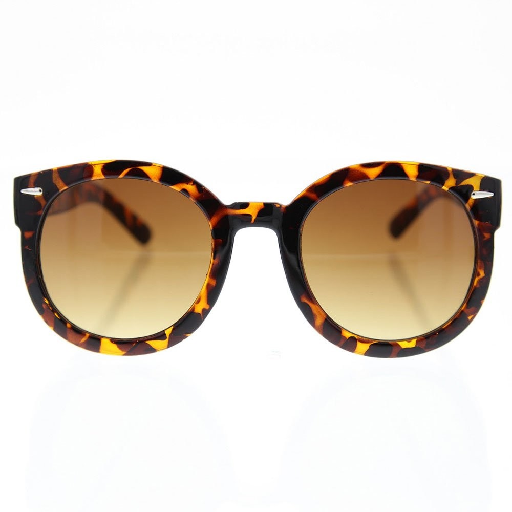 grinderPUNCH Women's Designer Inspired Oversized Round Circle Sunglasses Mod Fashion | Amazon (US)